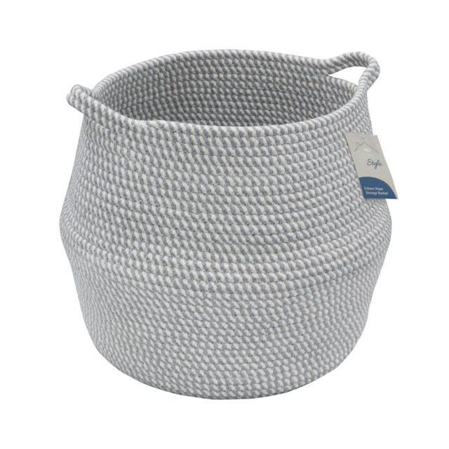 JVL Fabric Decorative Basket