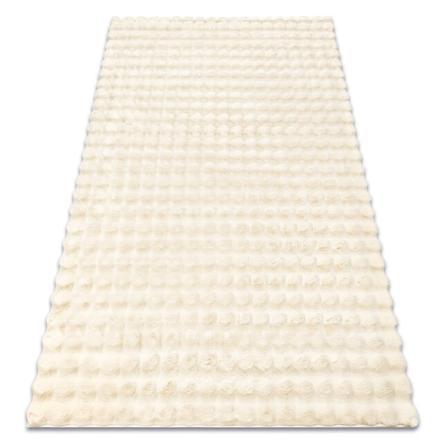 Sliger Solid Colour Machine Woven Ivory Area Rug
