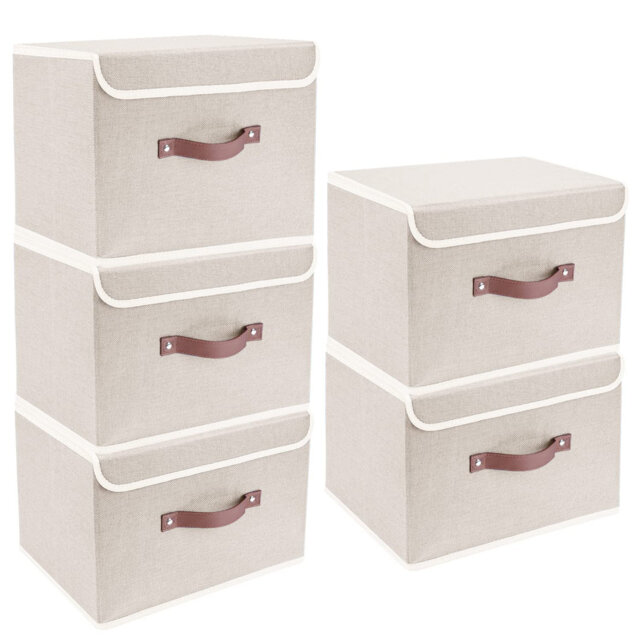 Ebern Designs Polyester Decorative Bin