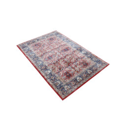 Marin Flatweave Red/Blue Rug