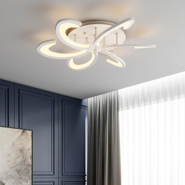 6-light Led Semi Flush Mount