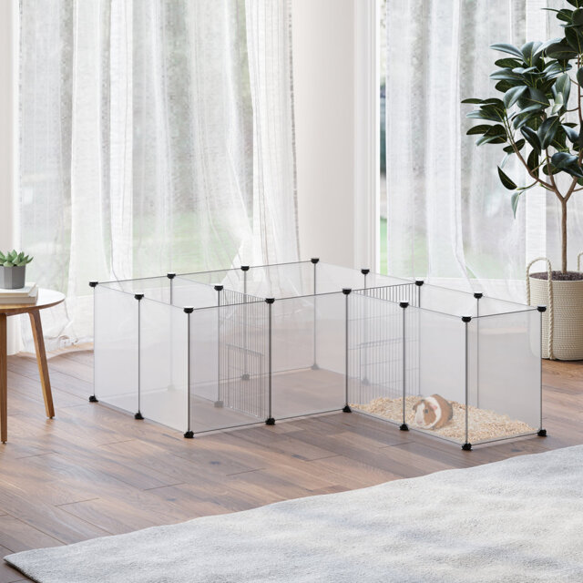 Pet Playpen 18 Panels DIY Small Animal Cage for Guinea Pigs Hegehogs