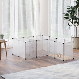 Pet Playpen 18 Panels DIY Small Animal Cage for Guinea Pigs Hegehogs