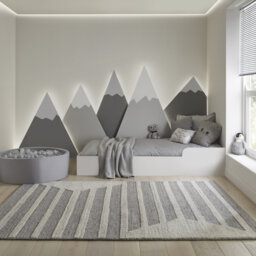 Hardt Striped Hand Woven Area Rug