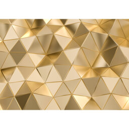 Geramie Machine Woven Gold Rug
