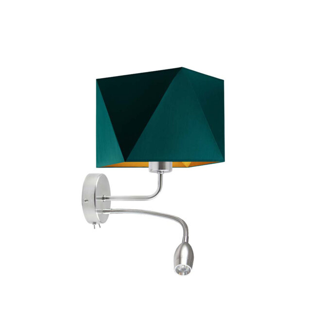 Tadashi 1 - Light LED Chrome Wall Spotlight