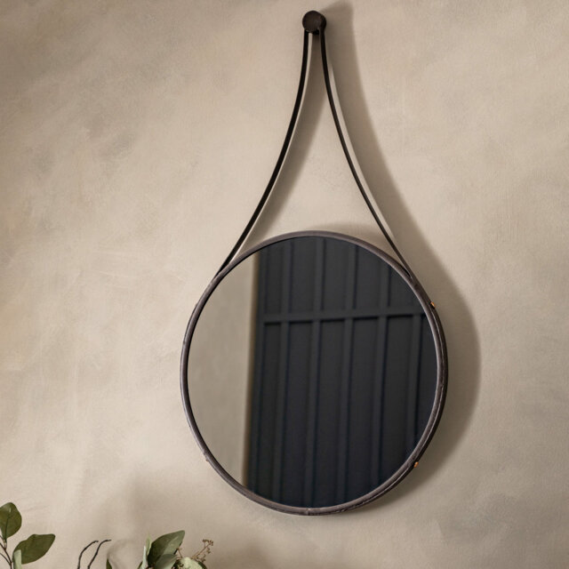 Henriqueta Metal Flat Wall Mirror
