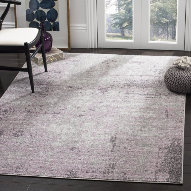 Milner Light Grey/Purple Rug