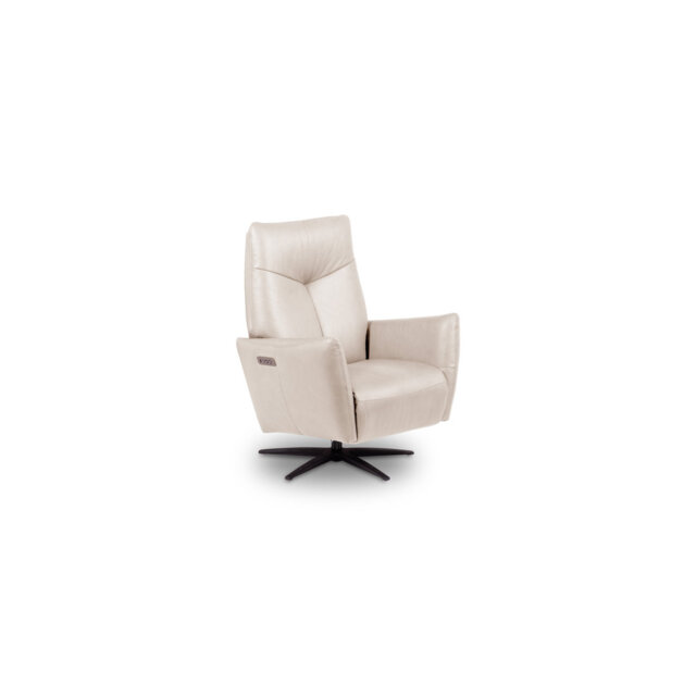 Luxor Genuine Leather Swivel Electric Recliner