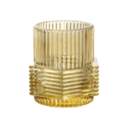 Prima 3 Piece Glass Tabletop Tealight Holder Set