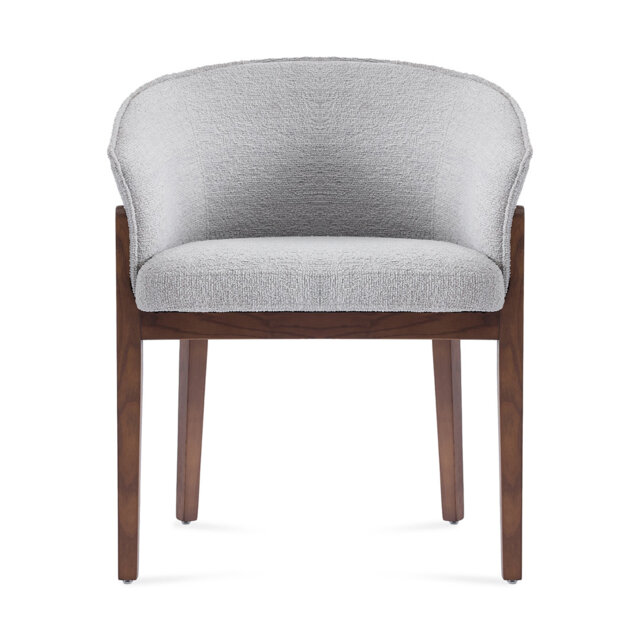 Lucent Walnut Effect Ash Wooden Frame Dining Chair