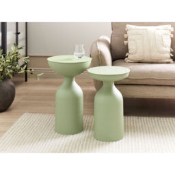 Cidalina Pedestal Side Table Set