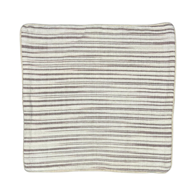 Cambarville Striped Grey Square Cushion