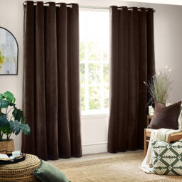 Heavy Chenille Blackout Curtain Panel Pair