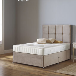 Myer Adams 9 Inch / 22CM Open Coil Mattress Dual Sided with Handle, Tufted, Medium-Firm Feel.