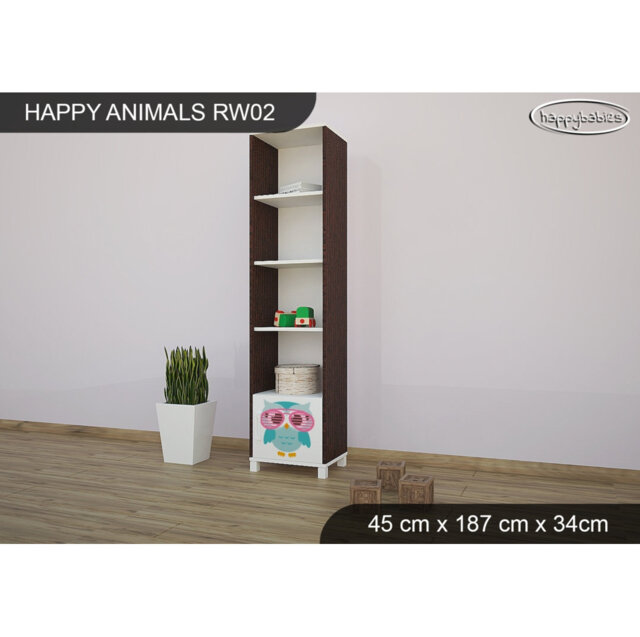 187cm H X 45cm W Cube Unit Kids Bookcase