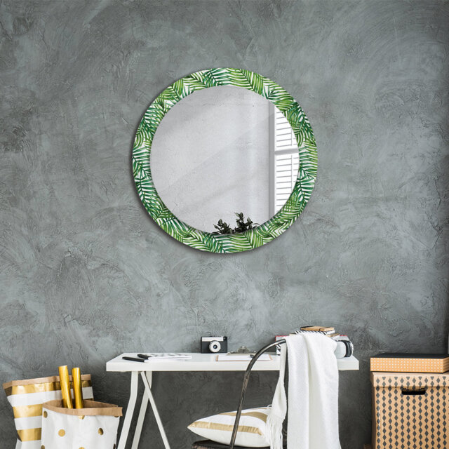 Huldar Glass Flat Wall Mirror