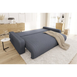 Emma Sleeper Sofa Bed with storage Cord Fabric