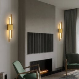 Elongated LED Hardwired Aluminium Wall Lamp