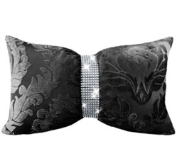 Firthcliffe Damask Rectangular Lumbar Cushion with Filling