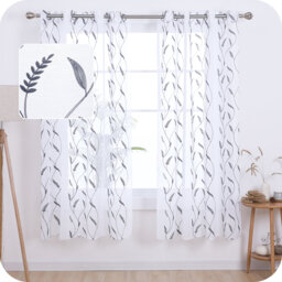 Lehman Semi Sheer Curtain Pair