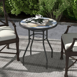 Knauss Round 4 - Person 60cm L Outdoor Dining Table,Coffee Table,Bistro Table