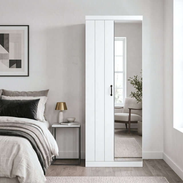 Allington 2 Door Wardrobe With Mirror
