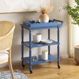 Wood Bar Cart