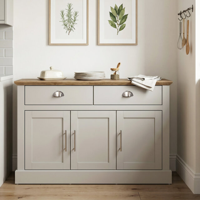 Sufy Octave Wide 3 Door 2 Drawer Sideboard