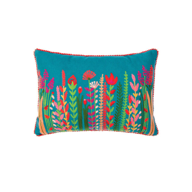 Leeven Floral Rectangle Cushion Cover