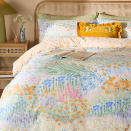 Florin Floral Duvet Cover Set with Pillowcases Included