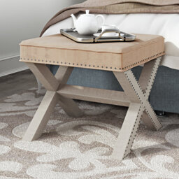 Vernon Square Solid Colour Standard Ottoman