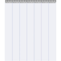 Strip Curtain, 7PCS Clear