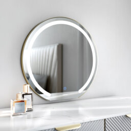 Iron Round Mirror