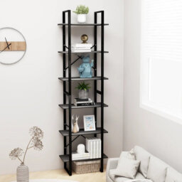 Emmly 210cm H x 60cm W Metal Etagere Bookcase