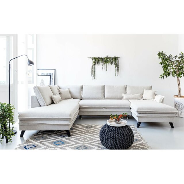 Charming Charlie Upholstered Corner Sofa