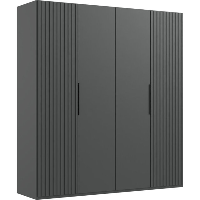 Anaka 4 Door Manufactured Wood Wardrobe