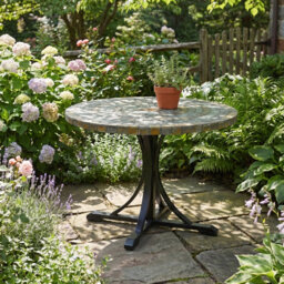 Monterey Garden Stone Mosaic Table
