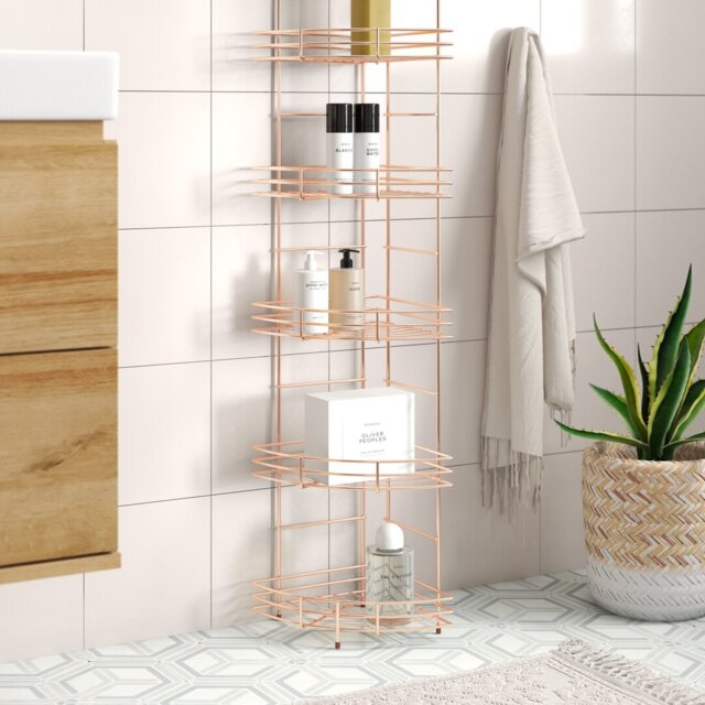 Corner 21 x 86cm Bathroom Caddy