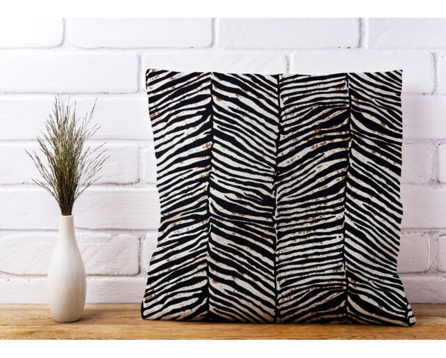 Sturges Zebra Animal Print Scatter Cushion with Filling