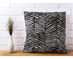 Sturges Zebra Animal Print Square Throw Cushion