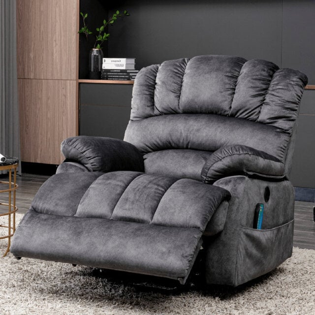 103Cm Wide Electric Lift Assist Standard Recliner With Massager