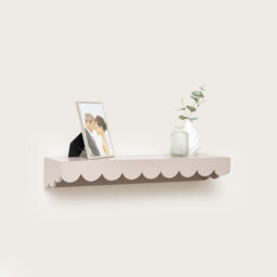Scalloped Wall Storage Shelf - 61Cm