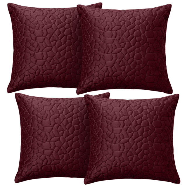 Aspire Homeware Geometric Square Velvet Cushion Covers