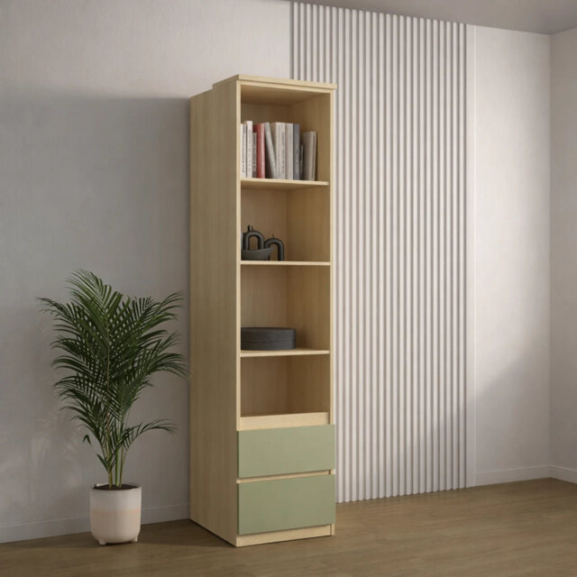 Bischoff 215cm H x 45cm W Composite Bookcase