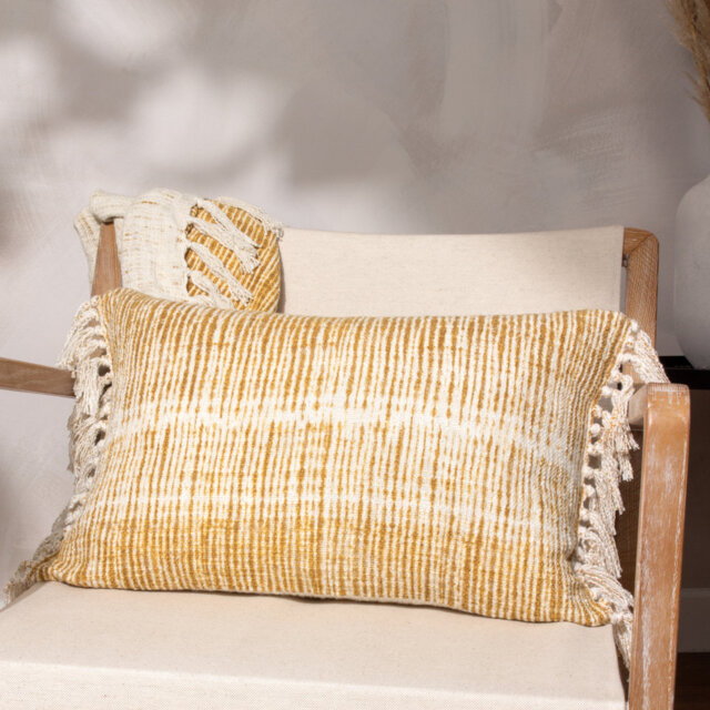 Sono Ink Striped Rectangular Cushion