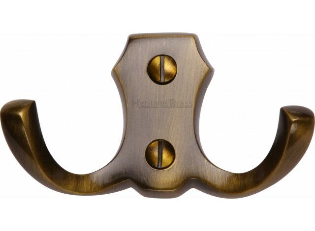Heritage Brass Heritage Double Coat Hook