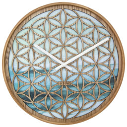 Peace & Calm Solid Wood Wall Clock