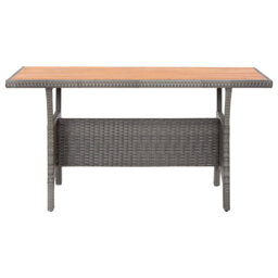 Patrece Rectangular Wicker Outdoor Dining Table , 70cm cm W cm D