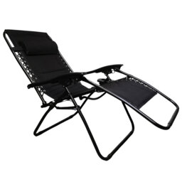Luxury Padded Multi Position Zero Gravity Garden Relaxer Chair Lounger in All